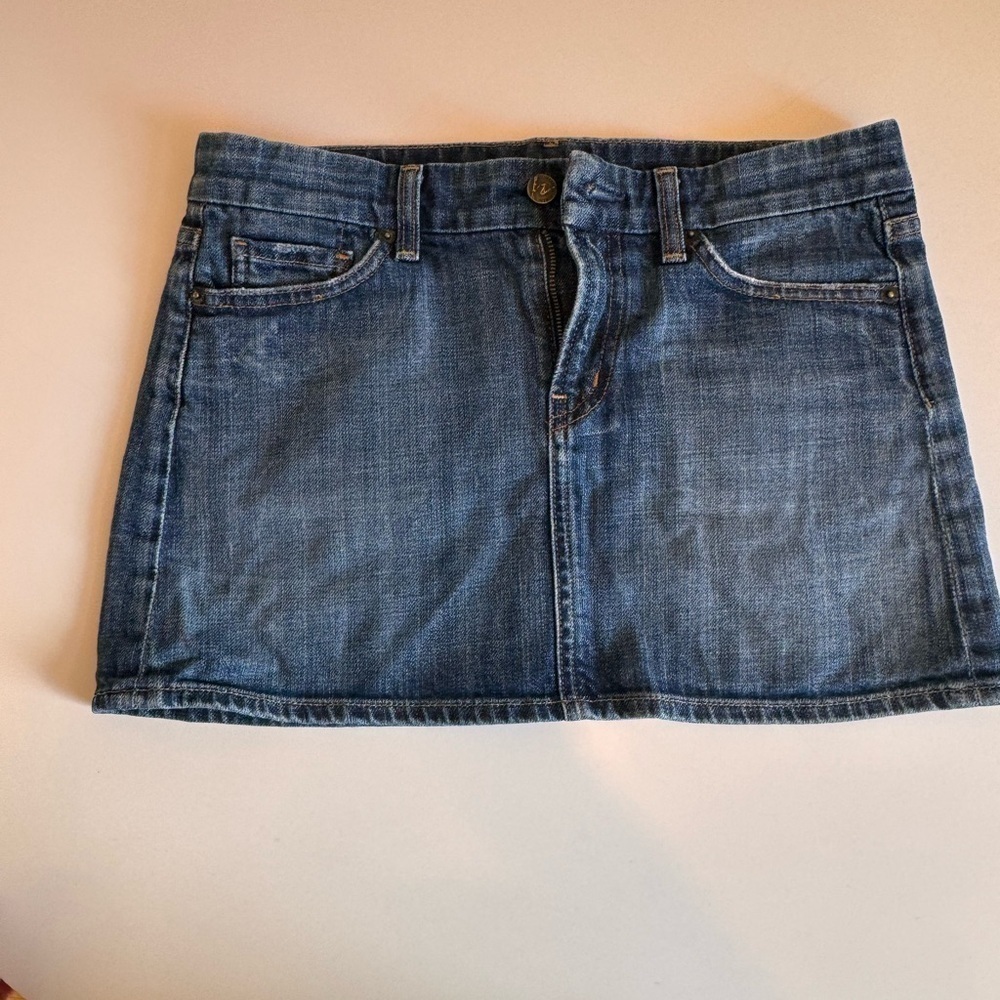 Citizens of Humanity Denim Mini Skirt Size 28